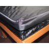 7ft nylon table cover black