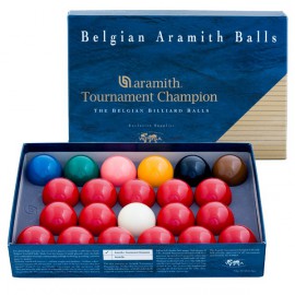 set of snooker balls Aramith Tournament Champion 52.4 mm