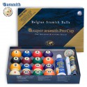 set of pool balls Super Aramith balls 57.2 mm + Training + Cloth + cleaner balls