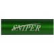 1-dílné javorové tágo SNIPER 12mm zelené