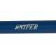 1-dílné 132cm javorové tágo SNIPER 12mm modré