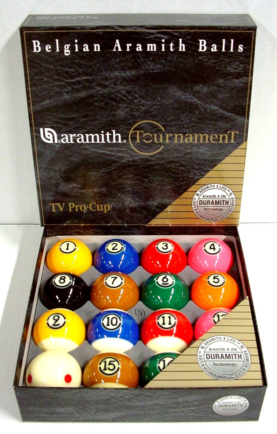 Aramith tournament championship snooker balls 