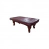 10´ft heavy duty vinyl table cover mahogany