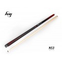 2-pc pool cue PERI NEVER STOP RED