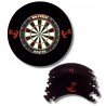 Dartboard surround Karella 4D Black