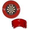 Dartboard surround Karella 4D Red