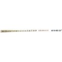 23" gold adhesive number 0-100