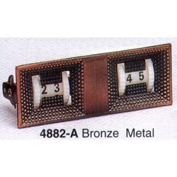 bronze metal scoring counter