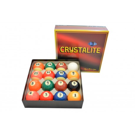 set of pool balls 57.2 mm Crystalite Pro Match