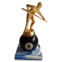 trophy player on the 8-ball