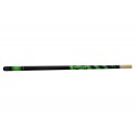 2-pc hardwood cue MIRAGE GREEN 11mm
