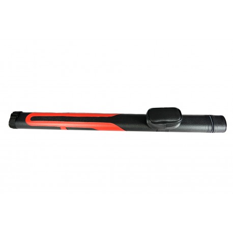 cue case black/red