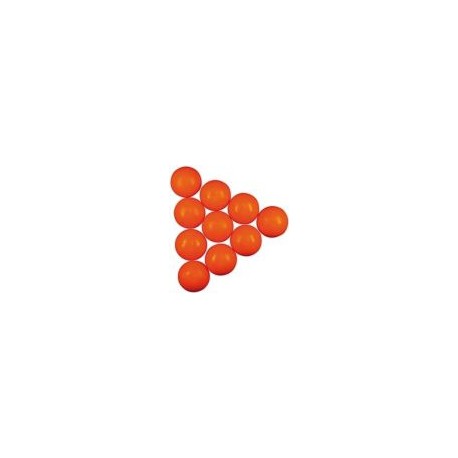 míčky do stolního fotbalu 34 mm oranžové 10 ks