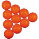 soccer ball orange 34mm 10pcs
