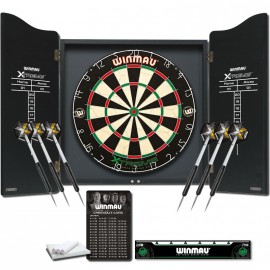 Winmau XTREME set v dřevěném kabinetu
