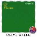 snookerové sukno STRACHAN  SUPERFINE olivově zelená