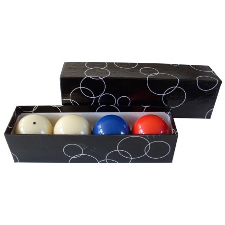 Set of balls carom 61.5 mm (4 pcs)